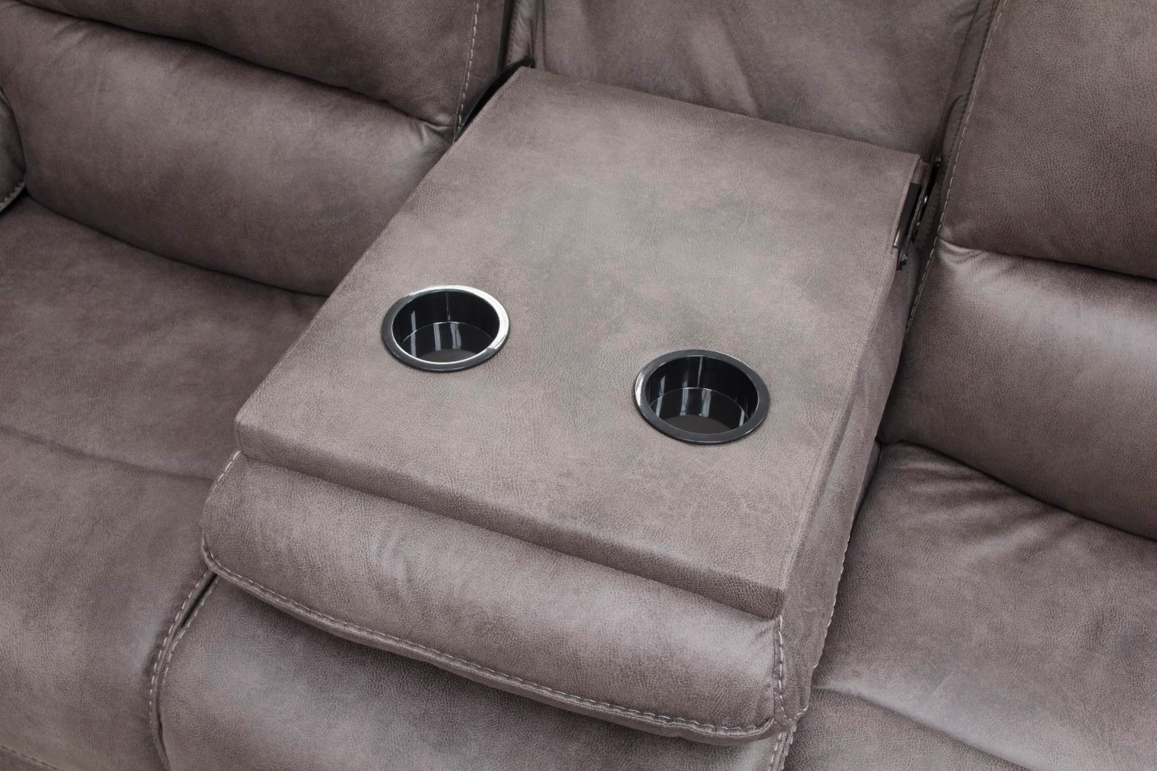Oxford Suite Reclining Sofa Set – Soft Touch Fabric with Center Console - Image 5