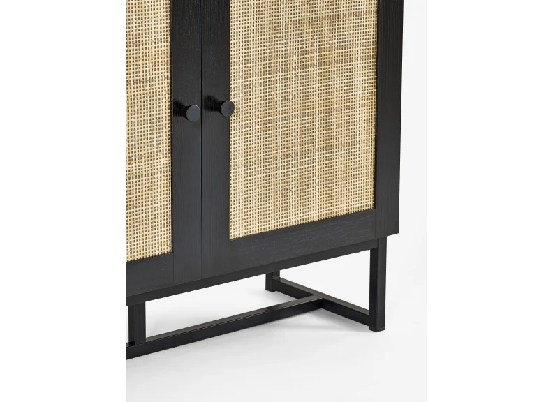 Padstow Black Tall Bookcase - Image 2