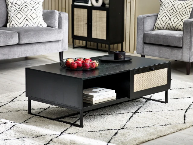 Padstow Black Coffee Table - Image 4