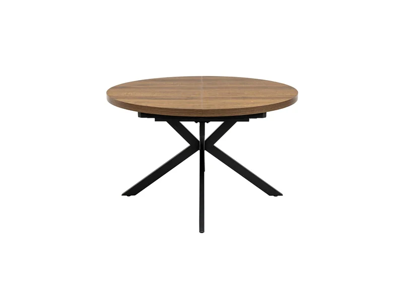 Panama Dark Oak Round Dining Sets W/Four Fontana Chairs - Image 3
