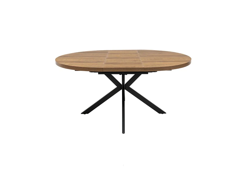 Panama Dark Oak Round Dining Sets W/Four Fontana Chairs - Image 4