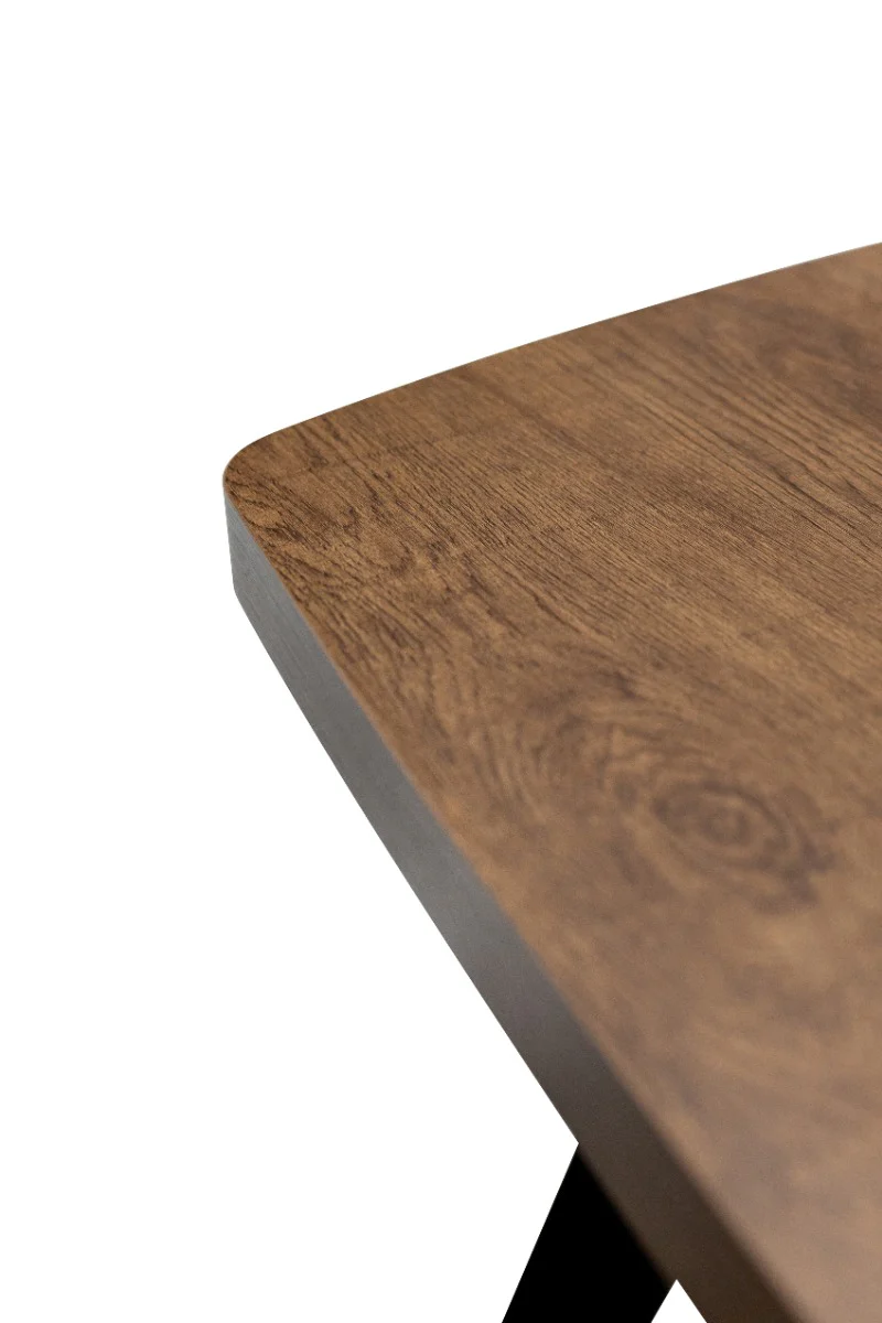 Panama Dark Oak Fixed Dining Tables - Image 4
