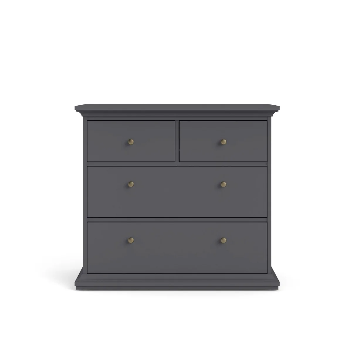 Paris 4 Drawer Chest - Grey - Image 2