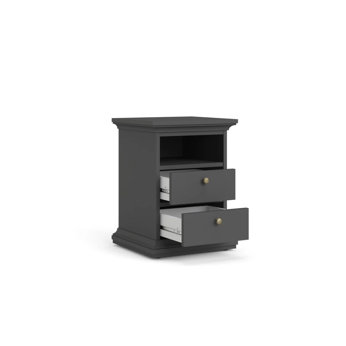 Paris Small Bedside - Grey - Image 3