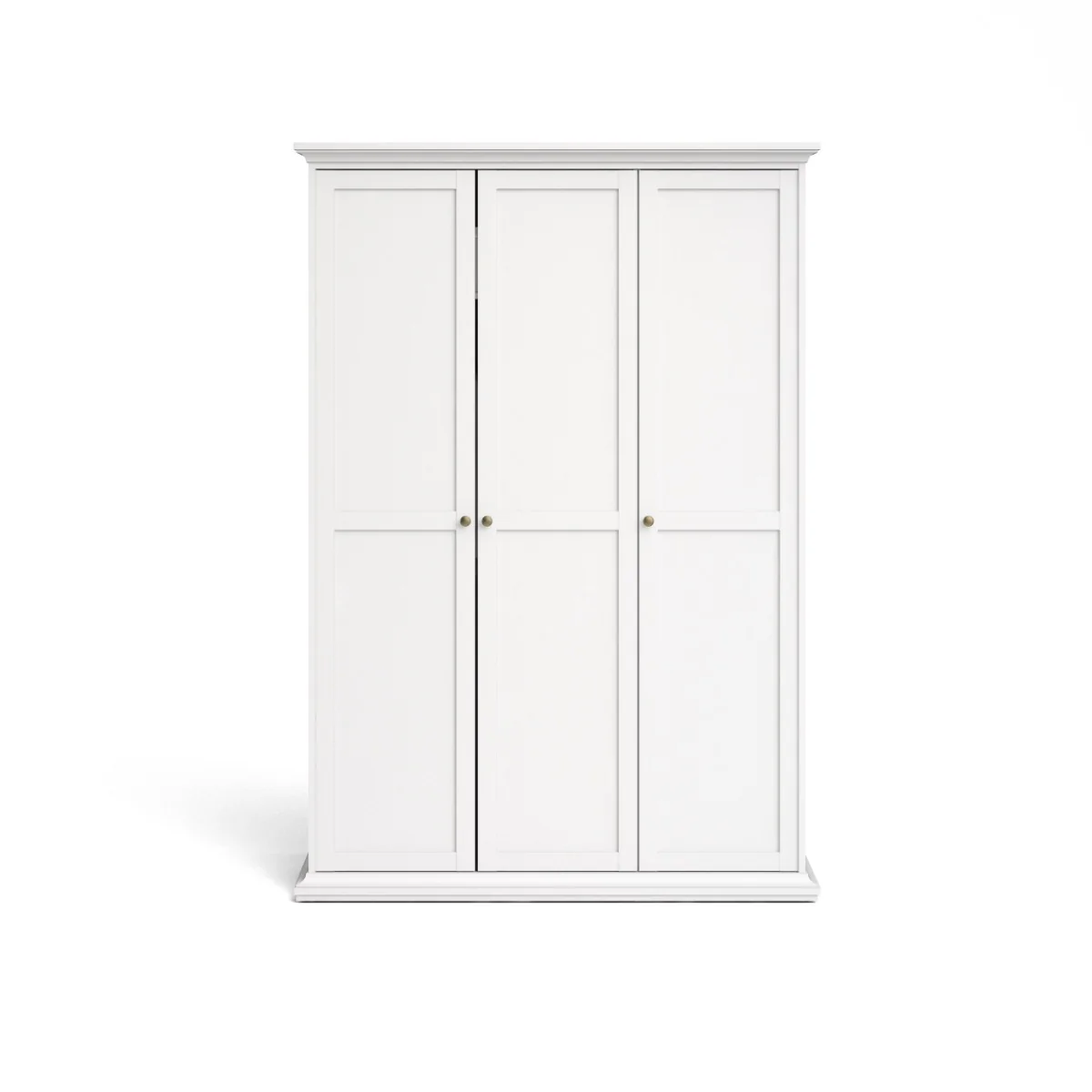 Paris Wardrobe with 3 doors - White - Image 3