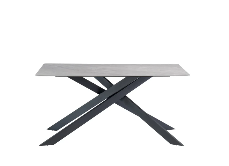 Camilla Fixed 1.6 m Dining Tables (Black Leg) - Image 4