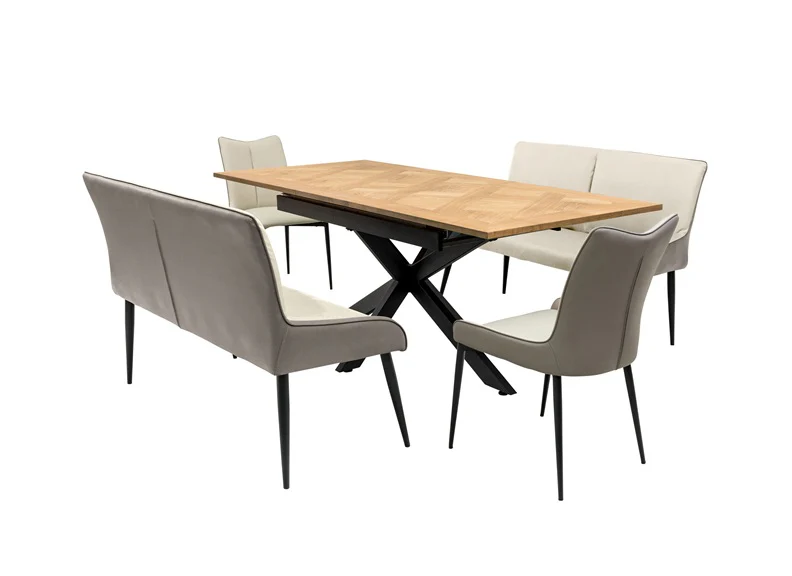 Payton Extending Dining Table With Nardo Dining Chairs/Benches - Image 12