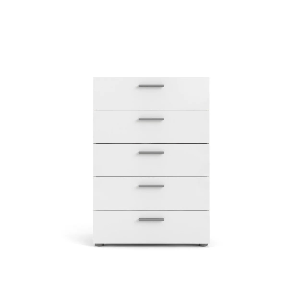 Pepe 5 Drawer Chest - Oak with White High Gloss - Image 2
