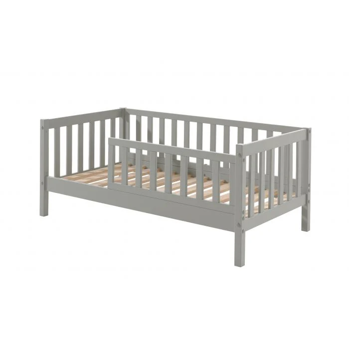 PEUTERBED 70 Toddler Bed – Grey with Extra High Sides 70 x 140 cm - Image 3