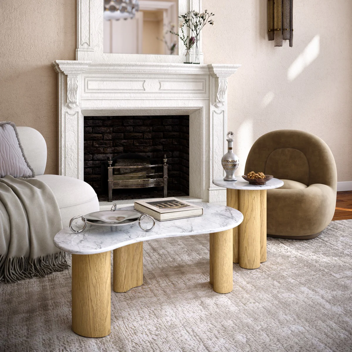 Phoenix TEAR DROP COFFEE TABLE