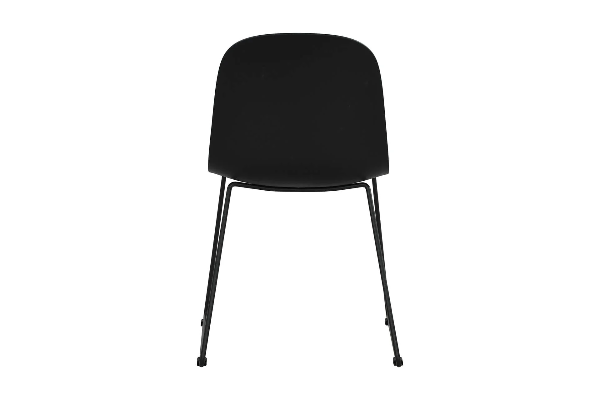 Pico Dining Chair – Black with Metal Legs - Image 3