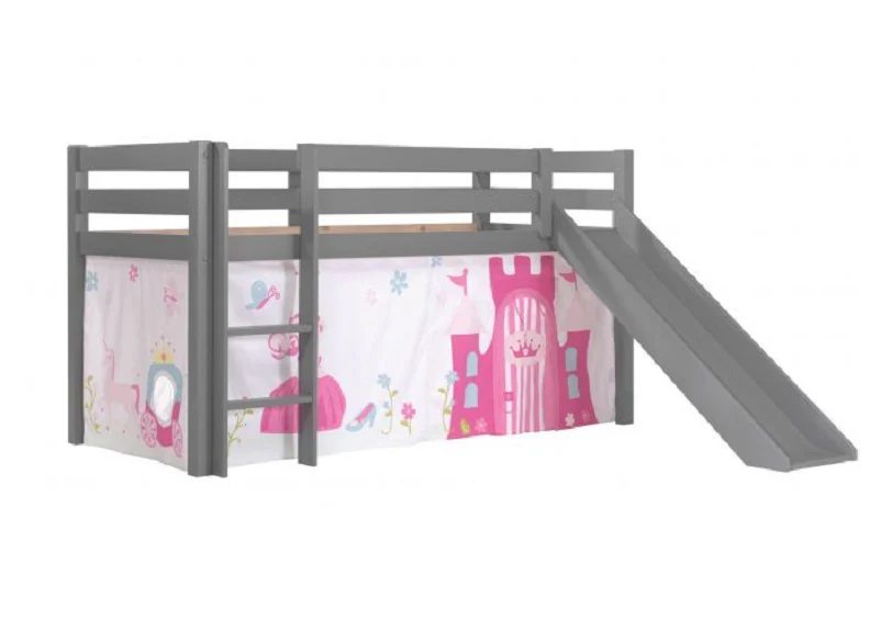 Pino Grey Mid-Sleeper W/Optional Curtain & Slide - Image 17