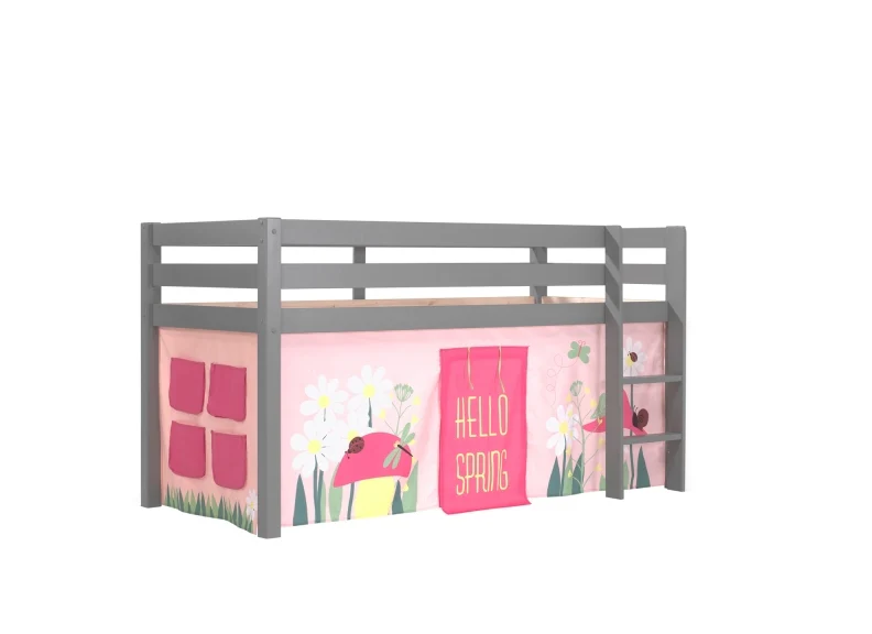 Pino Grey Mid-Sleeper W/Optional Curtain & Slide - Image 24