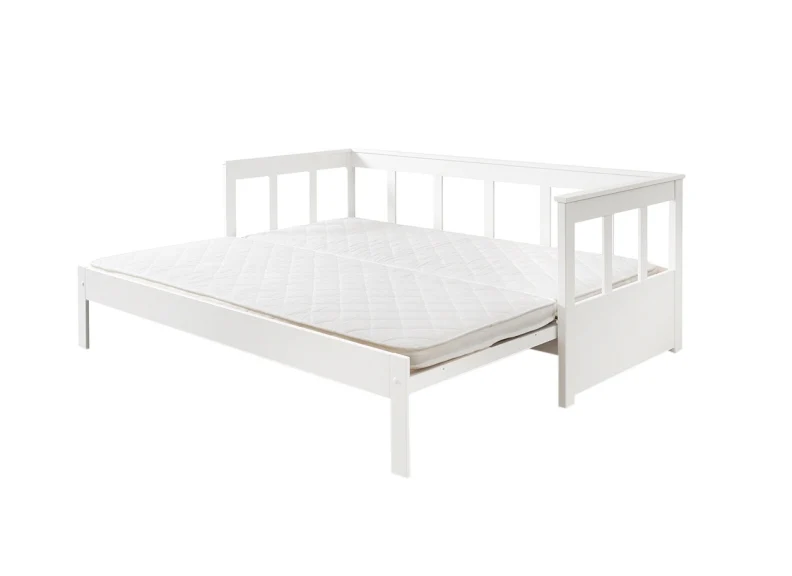 Pino White Pull Out Captain Bed W/Optional Drawer - Image 5