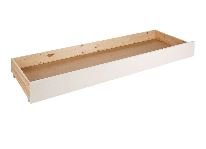 Pino White Pull Out Captain Bed W/Optional Drawer - Image 8