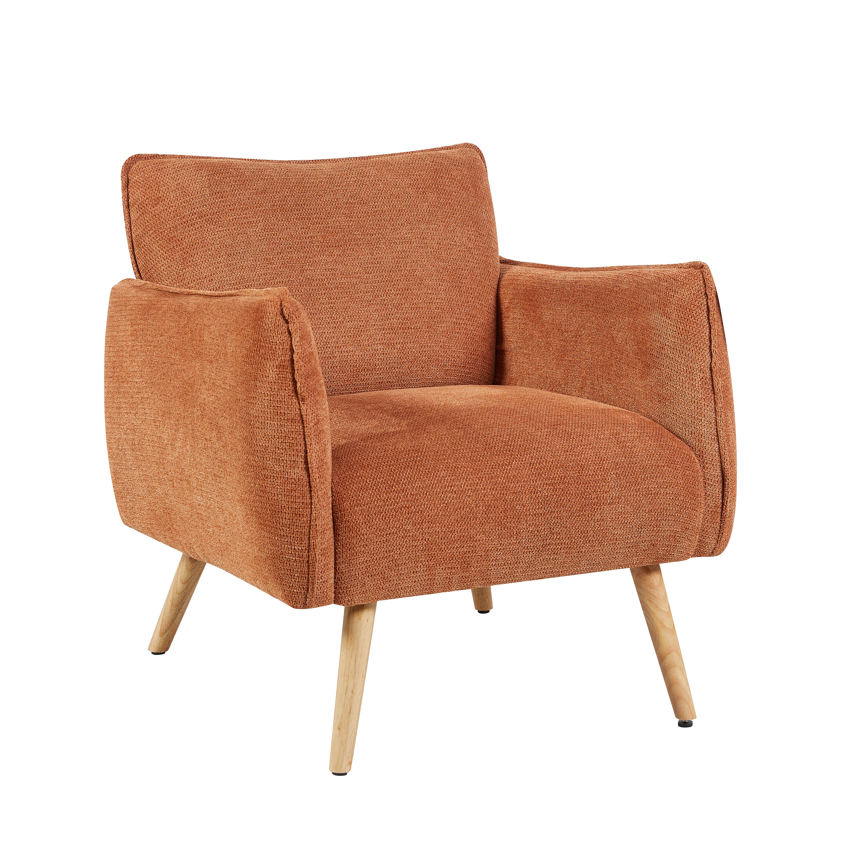Piper 2+1+1 Sofa Set – Rust with Light-Wood Legs (PRE-ORDER FOR JULY) - Image 6