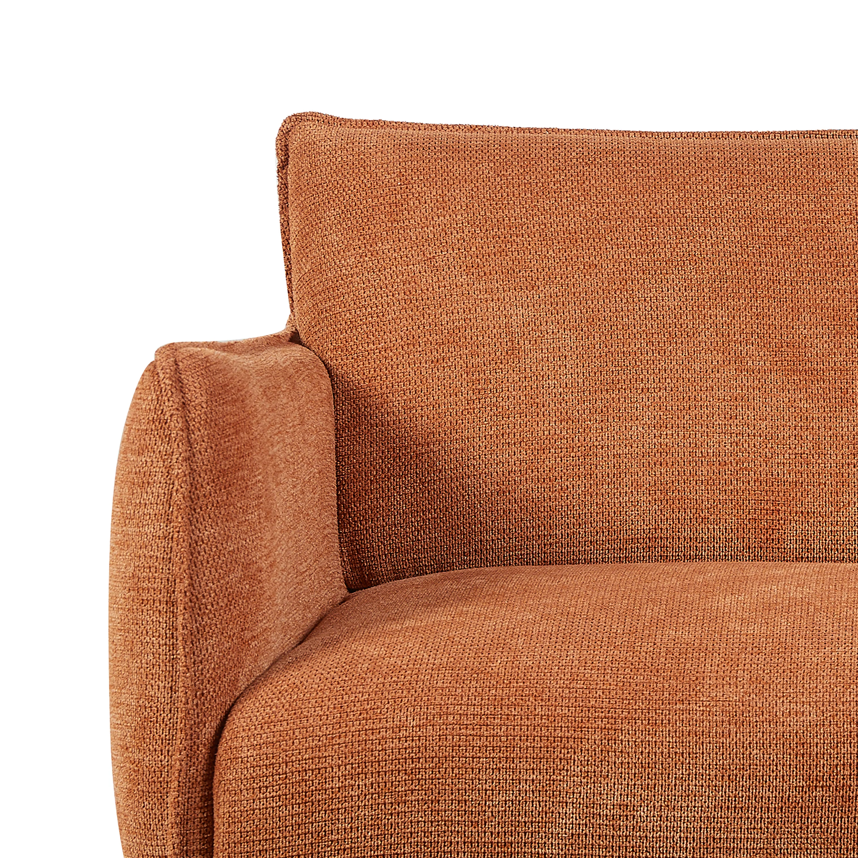 Piper 2+1+1 Sofa Set – Rust with Light-Wood Legs (PRE-ORDER FOR JULY) - Image 8