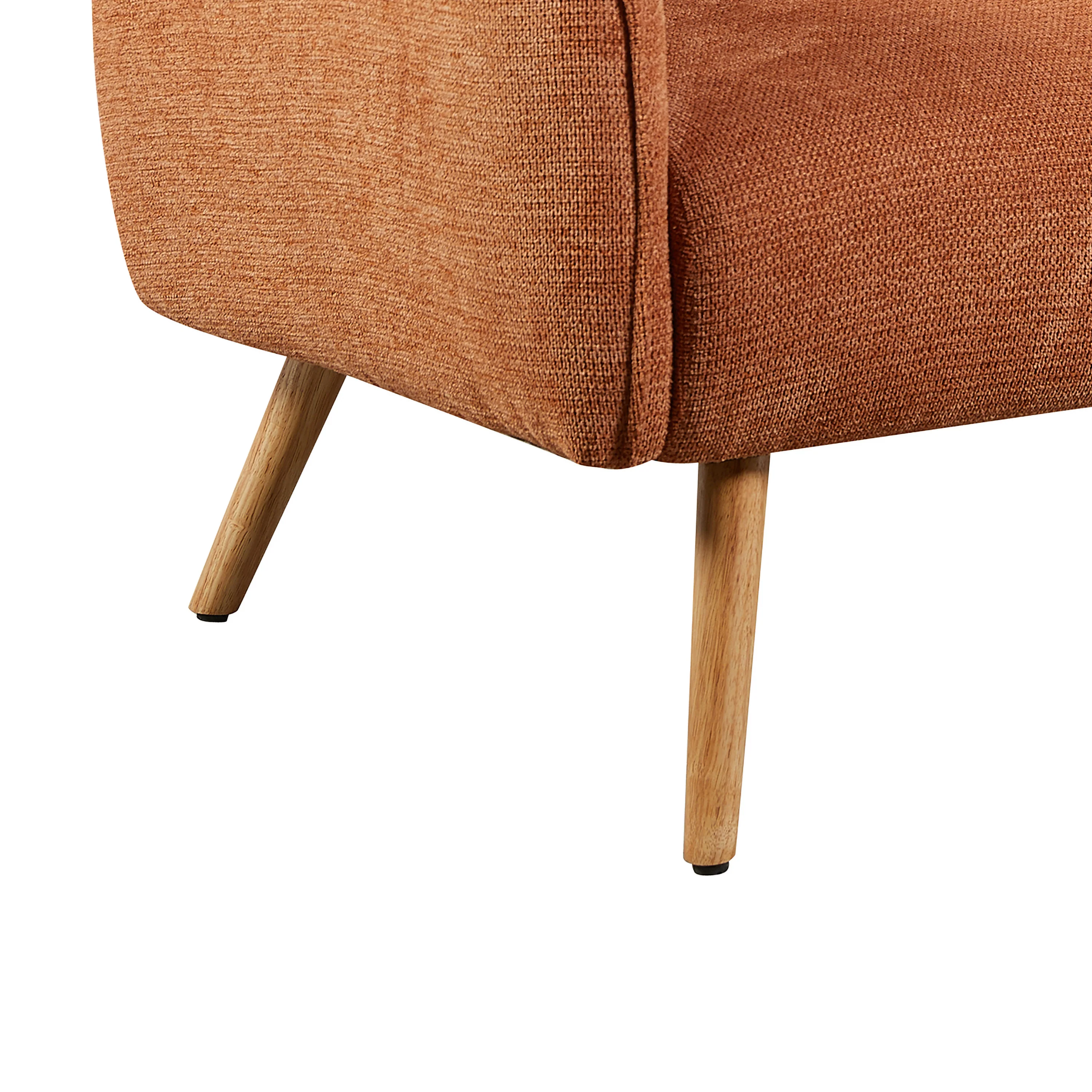 Piper 2+1+1 Sofa Set – Rust with Light-Wood Legs (PRE-ORDER FOR JULY) - Image 9
