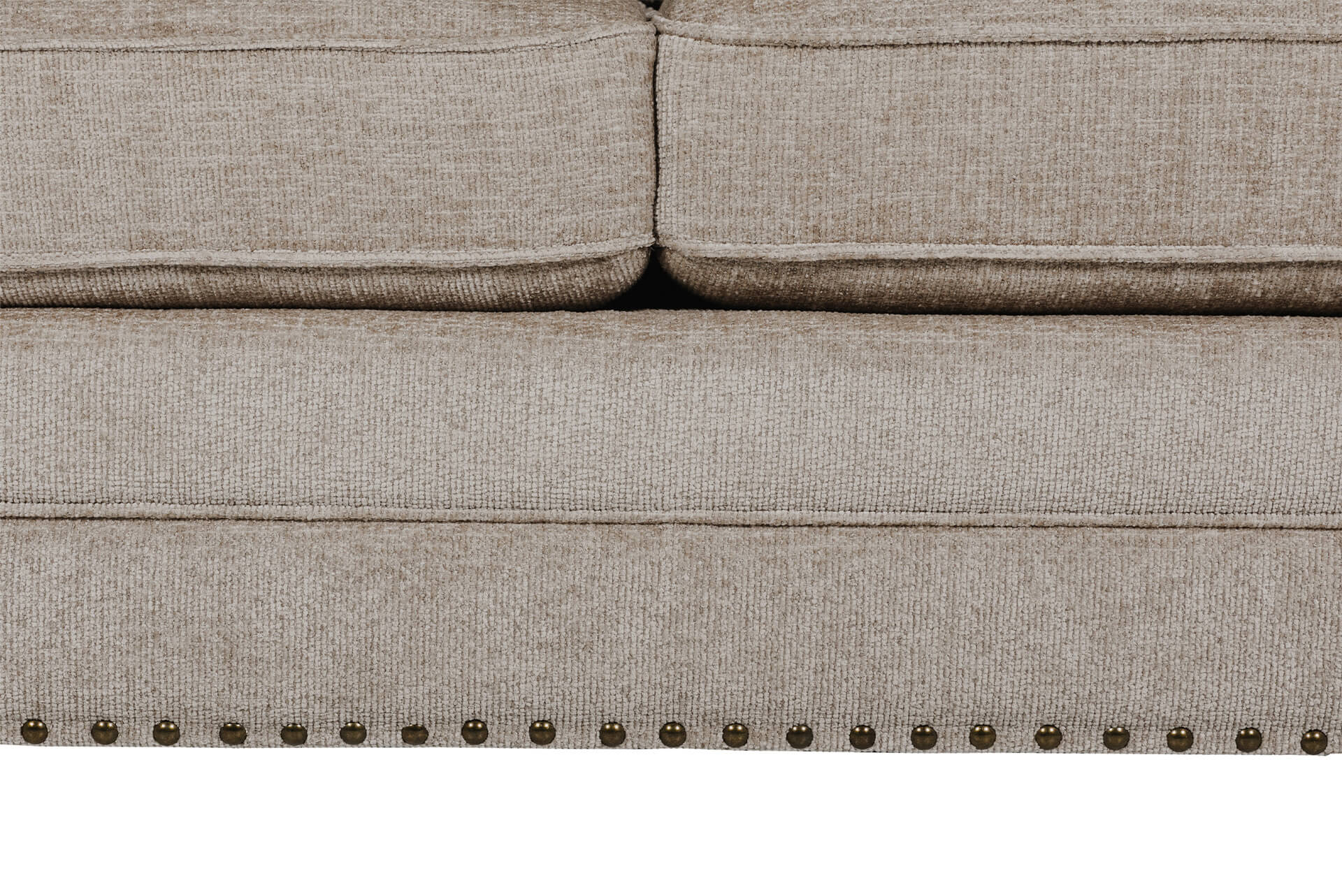 Pippa 2 Seater Sofa – Mink Upholstered with Scatter Cushions - Image 4