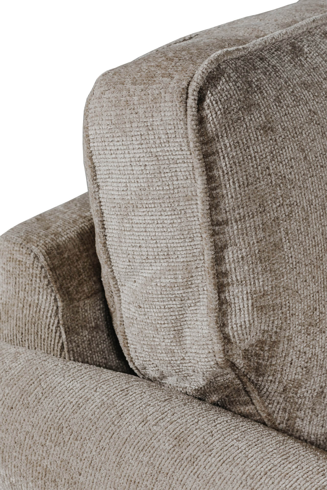 Pippa 2 Seater Sofa – Mink Upholstered with Scatter Cushions - Image 5