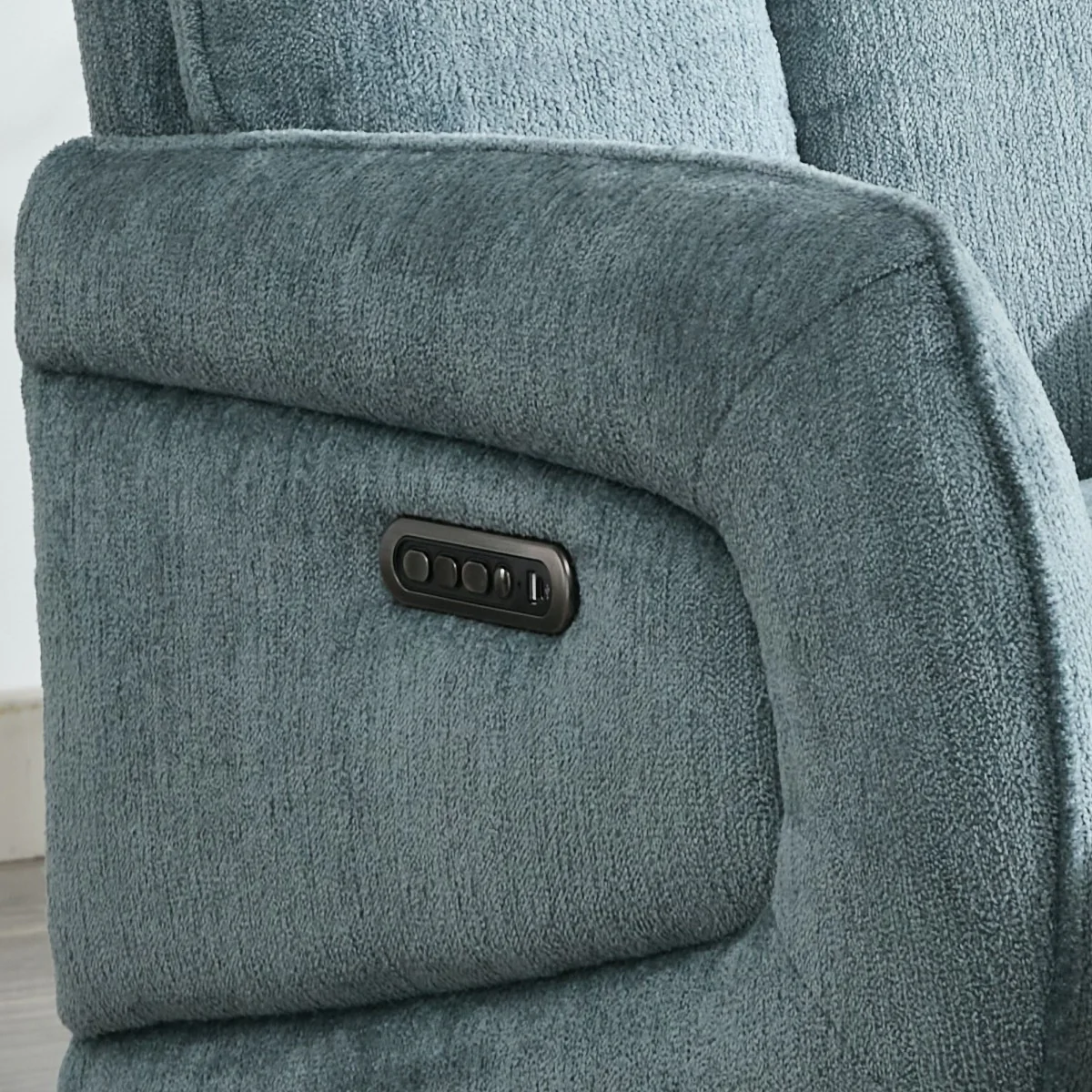 Prestige Fabric Swivel Chair – Electric Recliner with Triple Motor Action - Image 4