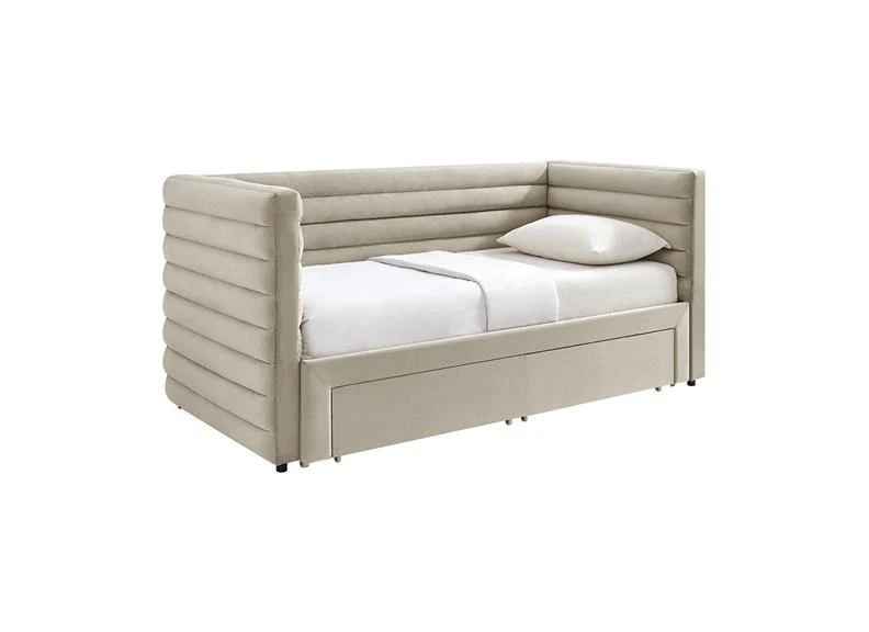 Procyon Velvet Day Beds W/Drawers - Image 3