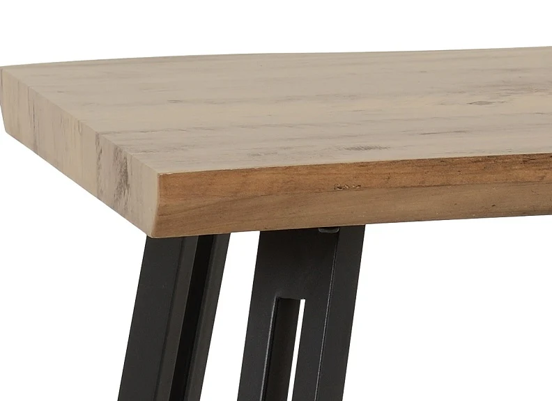 Quebec Oak Wave Edge Dining Sets - Image 7