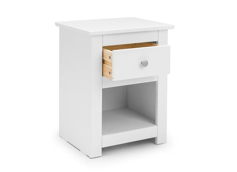 Radley White One Drawer Bedside - Image 3