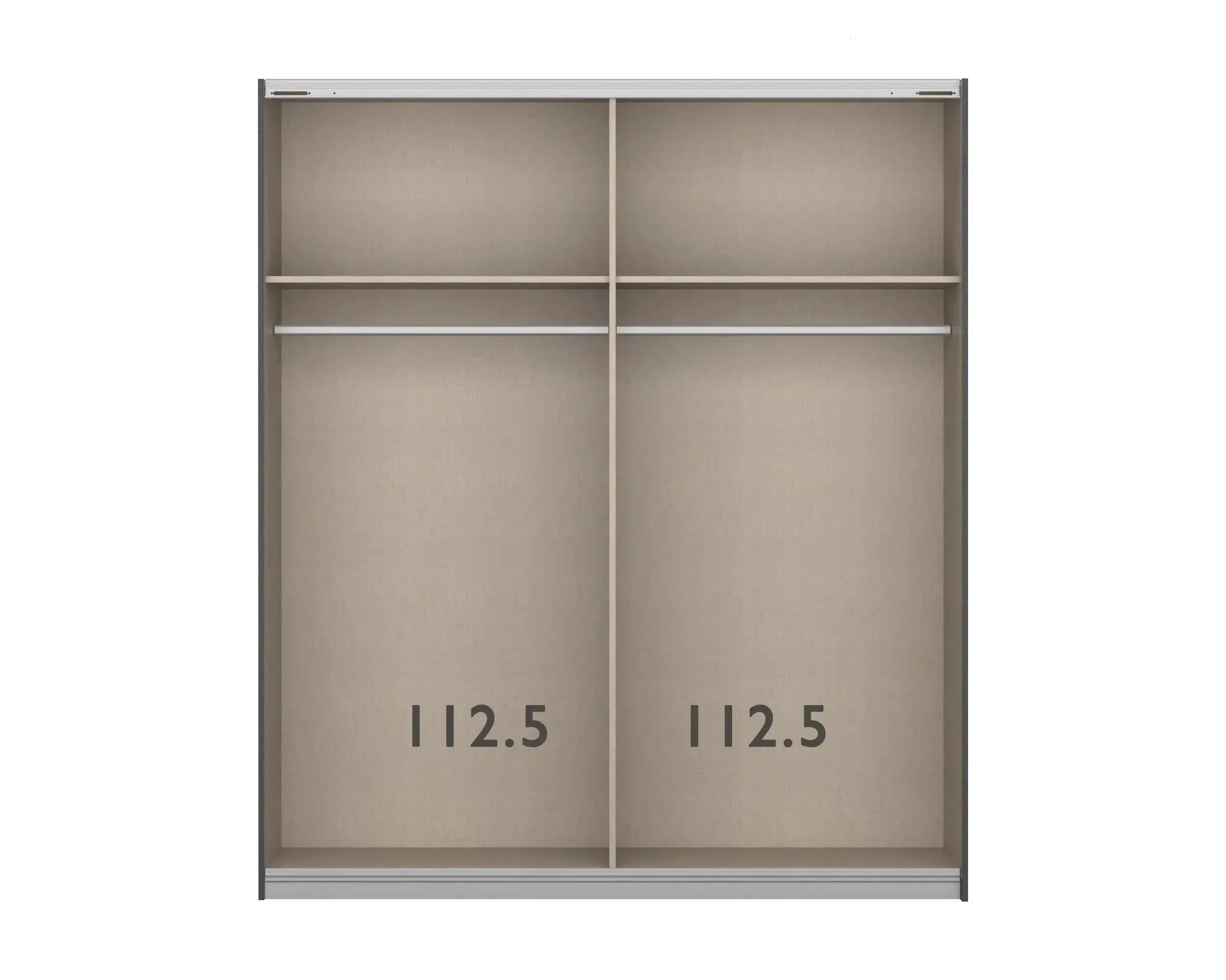 Rauch Zoey 4-Door Wardrobe with 2 Mirrors – White - Image 3