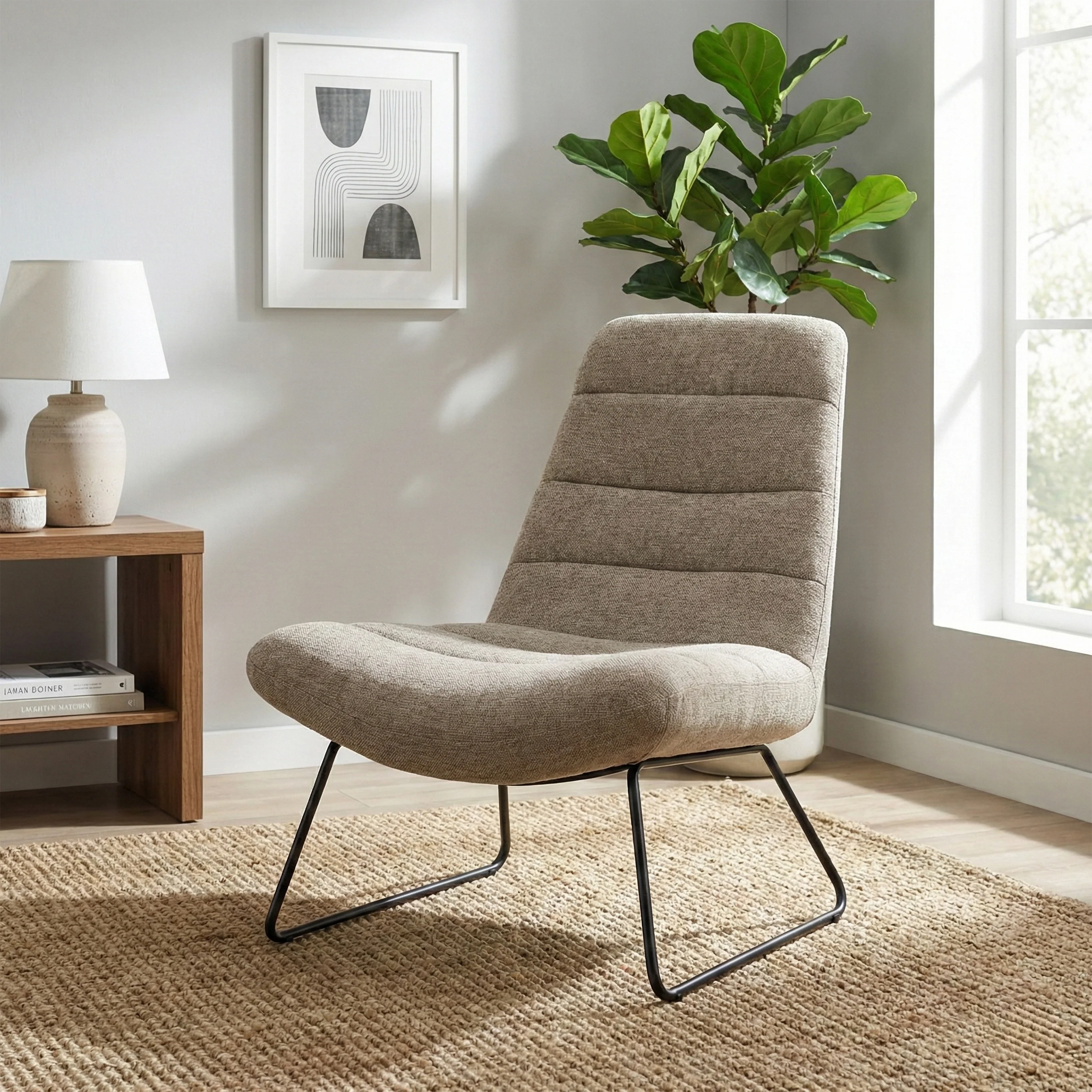 Reese Chair Taupe - Image 8