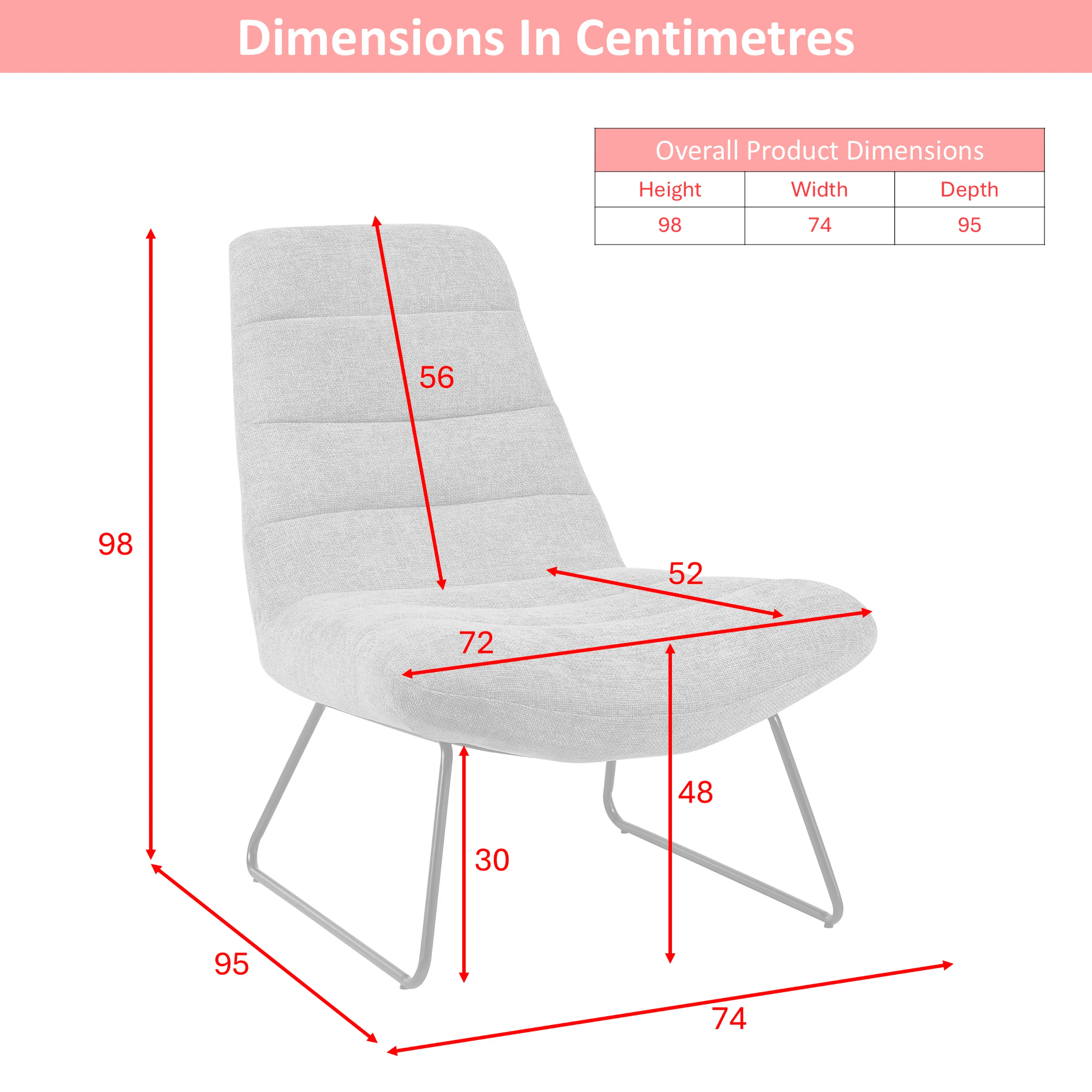 Reese Chair Taupe - Image 9