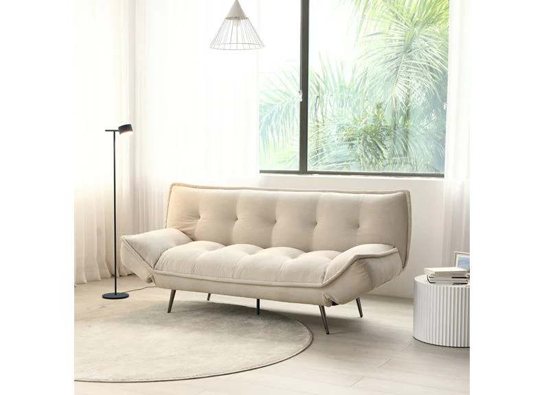 Eukon Fabric Sofa Bed – Clik-Clak Mechanism 190x90cm - Image 10