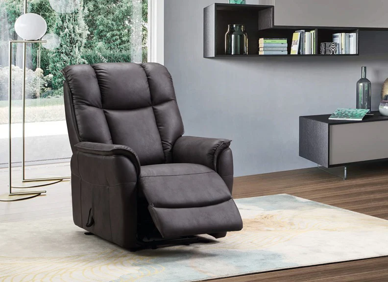 Renato Gunmetal Fabric Lift & Rise Chair