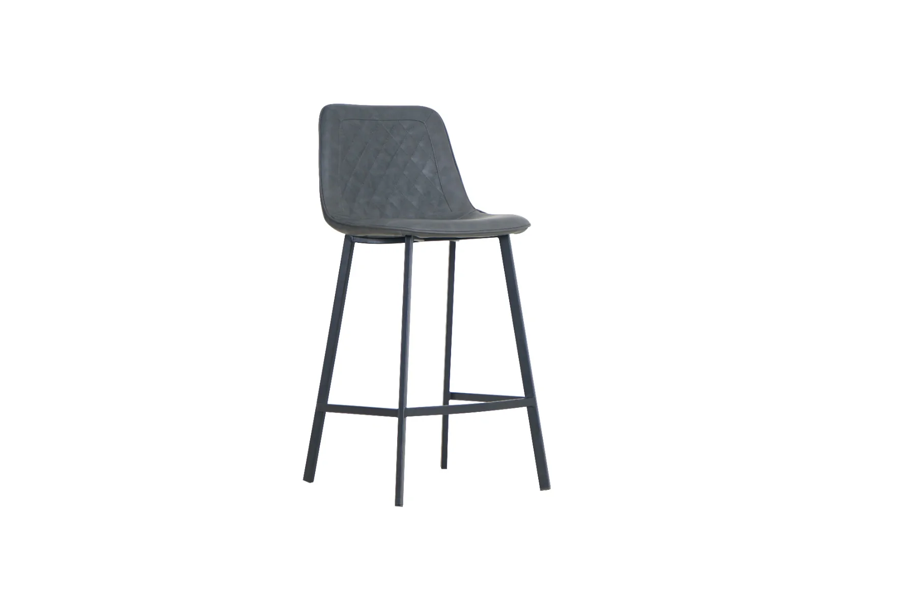 Retro Bar Stool Concord Grey - Image 2