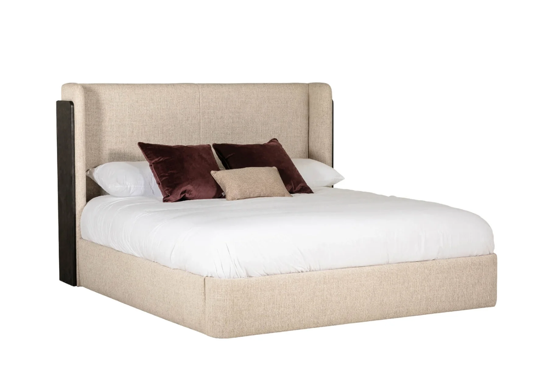 Rhodes Bed in Ebony – Opulent Luxury Bed with Contemporary Design and High-End Sophistication - Image 2