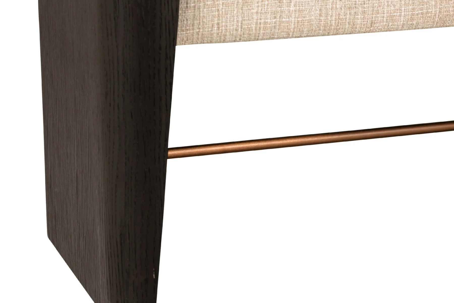 Rhodes End of Bed Bench – Ebony Finish with Luxurious Design 1397mm - Image 5