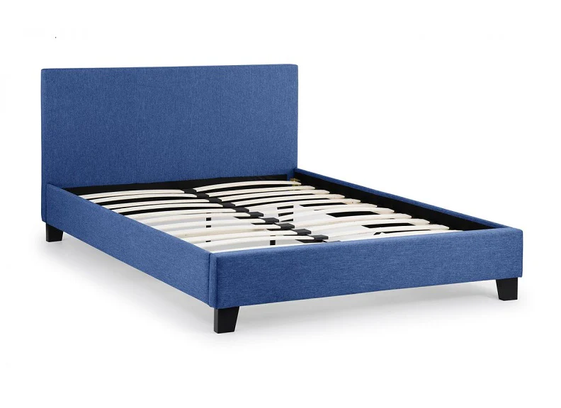 Rialto Blue Fabric Bedframe - Image 3