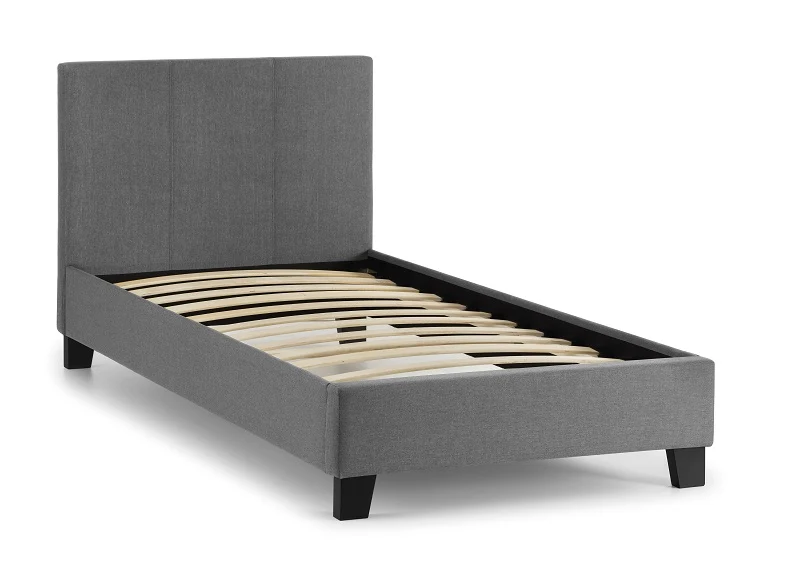 Rialto Grey Fabric Bedframe - Image 2