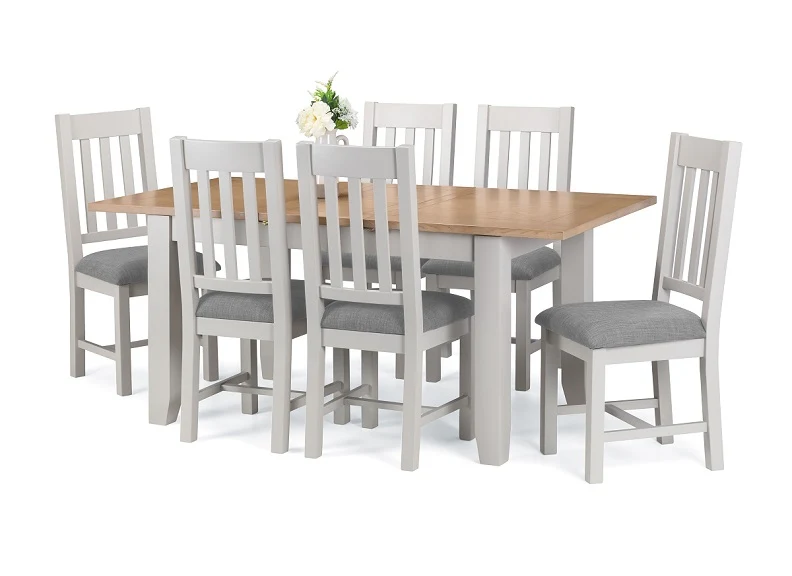 Richmond Grey Extending Dining Set - Image 2