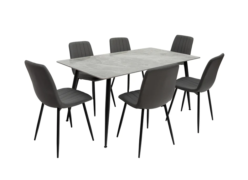Riga Grey Dining Tables W/611 Chairs - Image 8