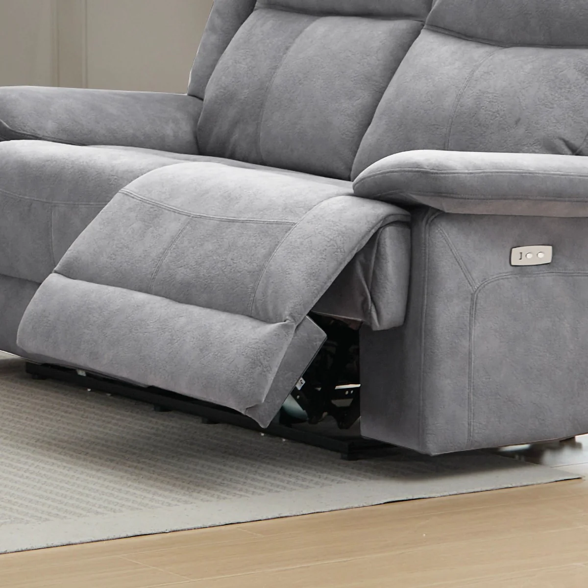 Rockport 3+1+1 Suite Dusk – Soft Touch Fabric with USB Port (Electric) - Image 4