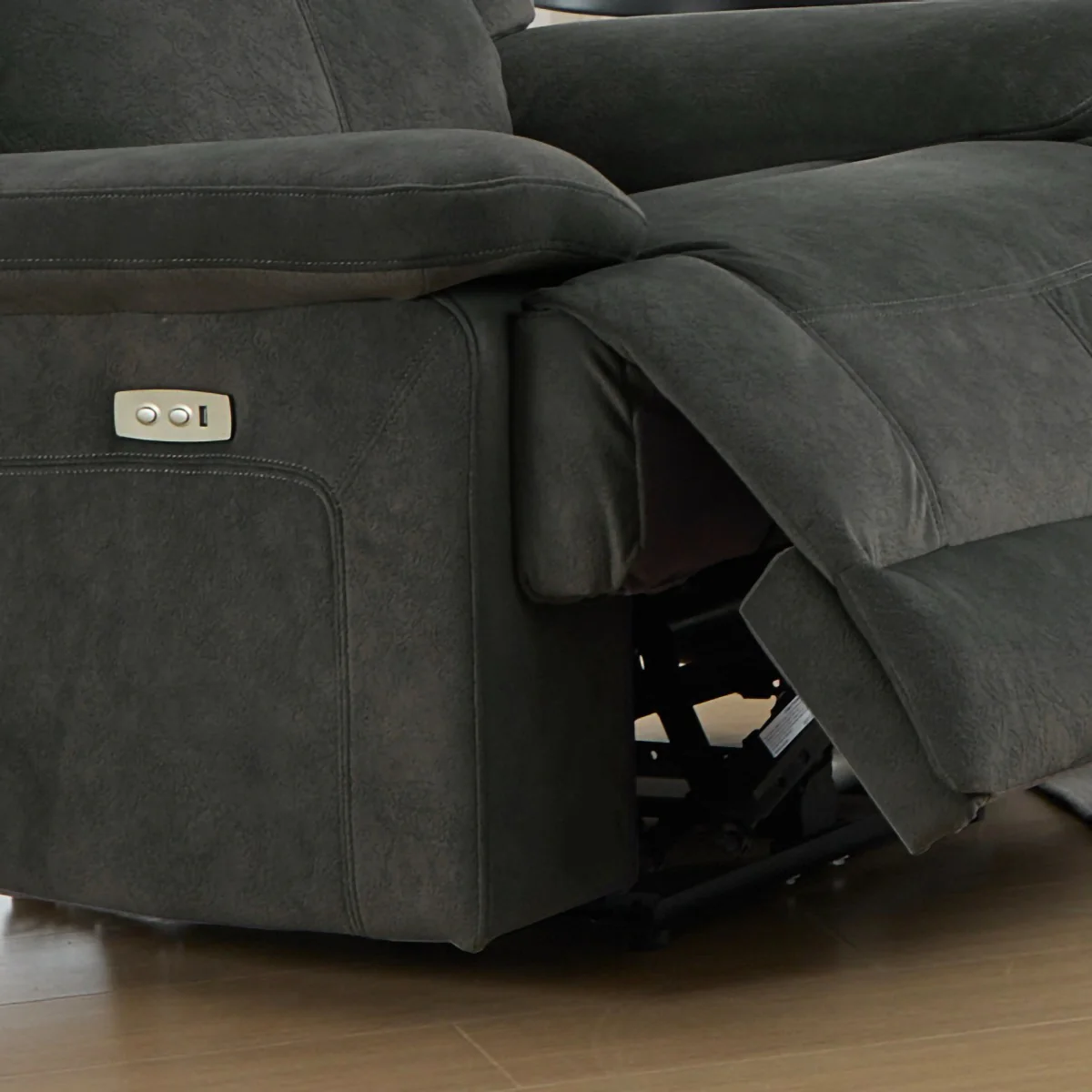 Rockport 3+1+1 Suite Thunder – Soft Touch Fabric with USB Port (Electric) - Image 2