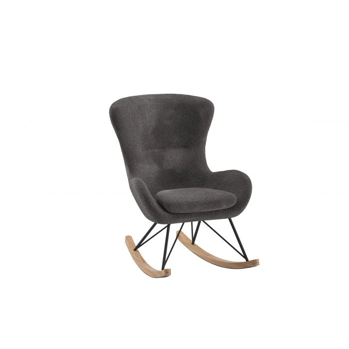 Rocky Rocking Chair Maxi – Anthracite Boucle Fabric - Image 3