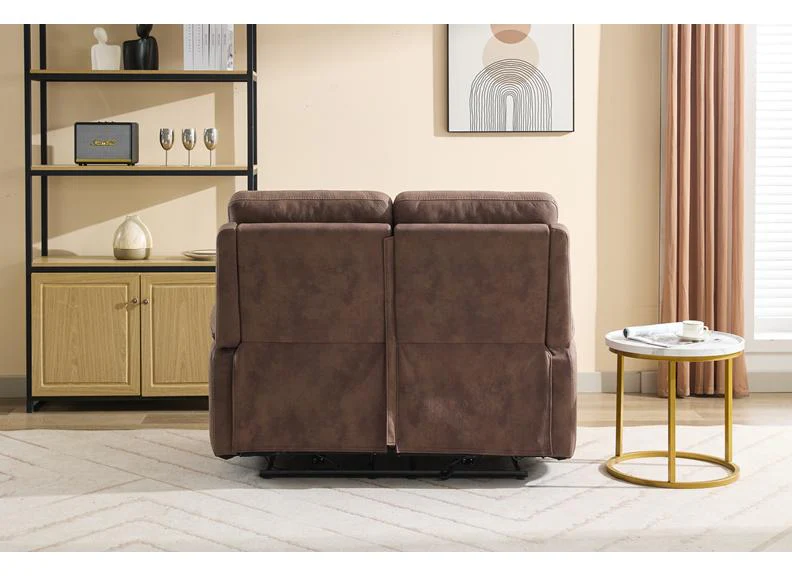 Rowan Powered 2PP Sofa – Chocolate Brown Fabric with Recline Function - Image 3