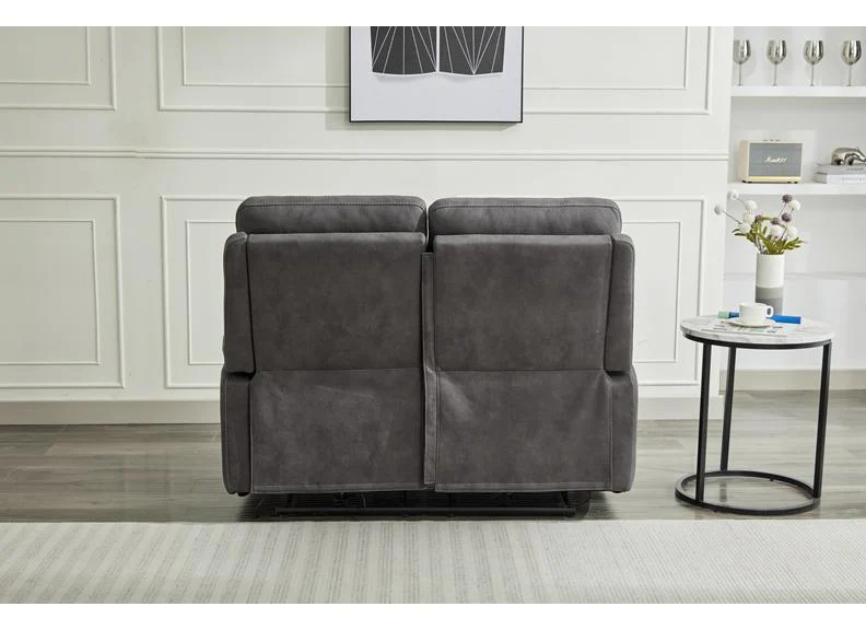 Rowan Powered 2PP Sofa – Grey Fabric with Recline Function - Image 2