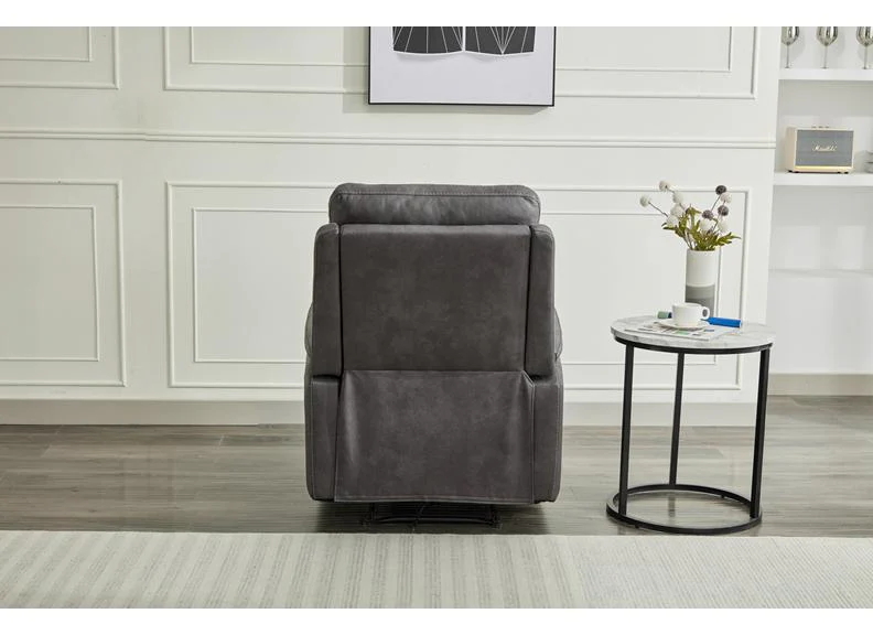 Rowan Powered Grey Reclining Armchair - Image 4