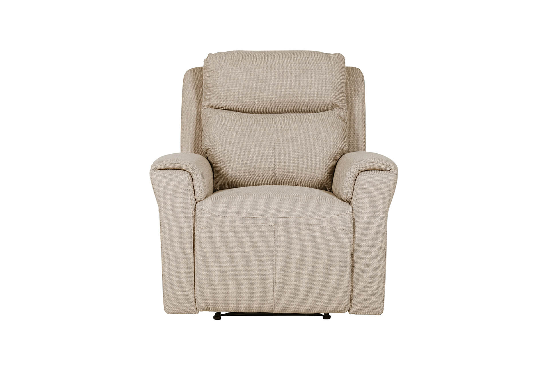 Russo 1 Seater Electric Recliner – Mushroom Fabric with USB Ports - Image 12