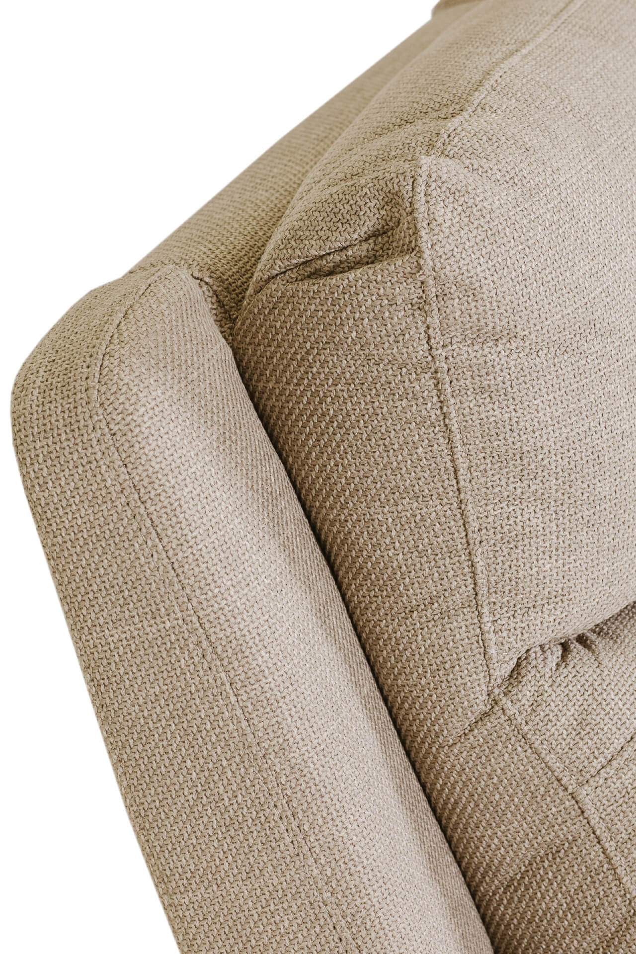 Russo 1 Seater Electric Recliner – Mushroom Fabric with USB Ports - Image 7