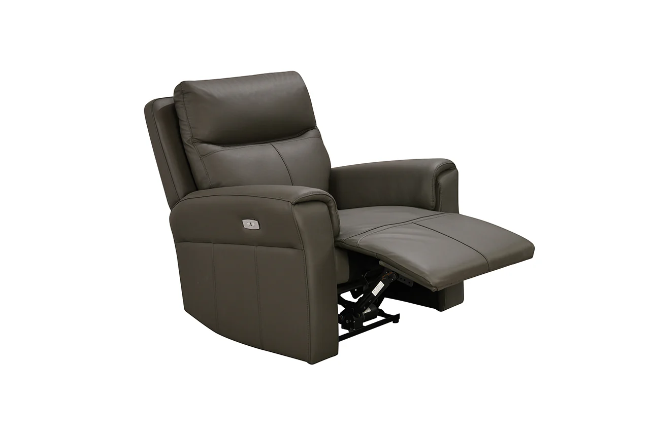 Russo 1 Seater Electric Recliner Chair – Ash with USB Ports - Image 4