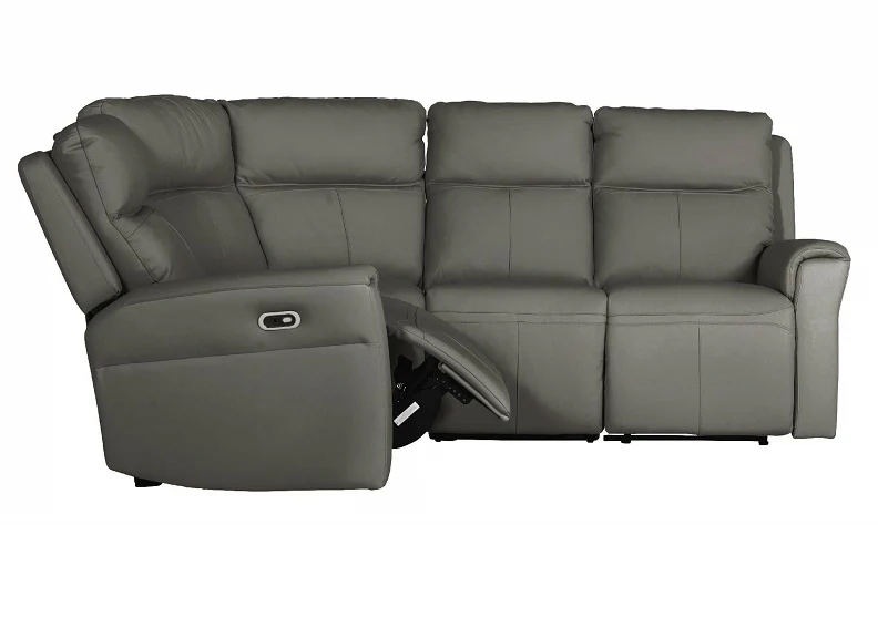 Russo Static Armless Sectional – Ash Leather 540mm Wide - Image 7